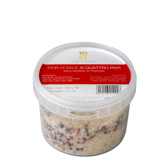 FIOR DI SALE - 4 PEPI 400 Grammi