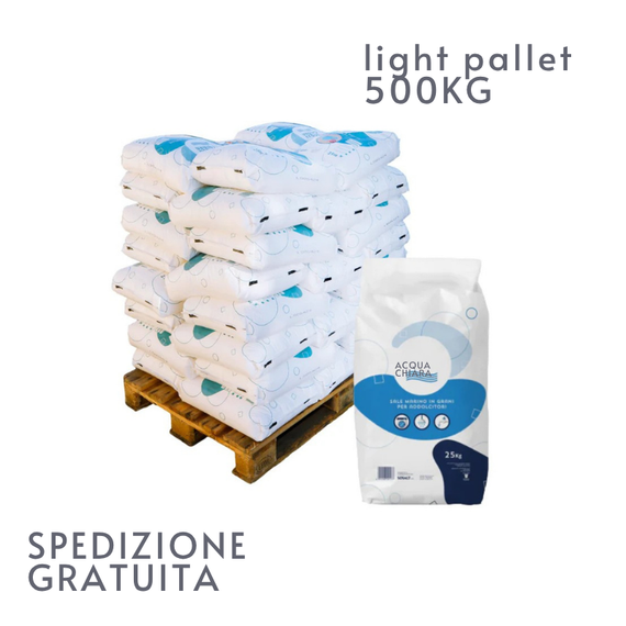 ACQUA CHIARA - SALE MARINO IN GRANI ADDOLCITORI 25KG