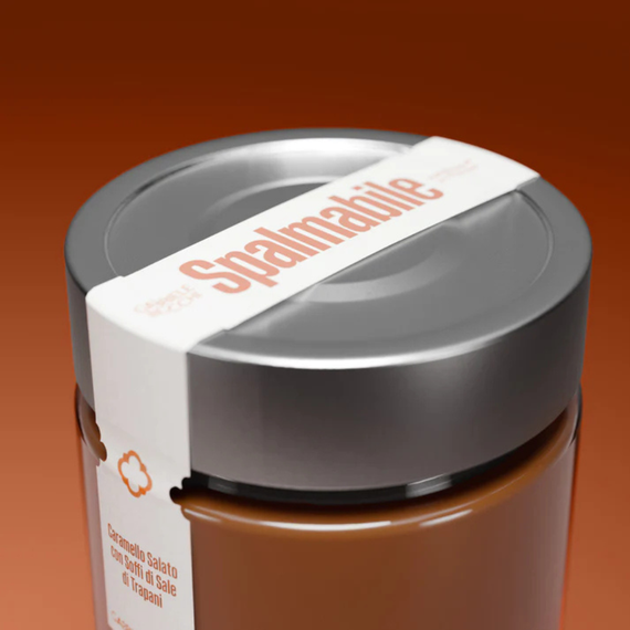 SALTED CARAMEL SPREAD WITH TRAPANI SALT CRYSTALS